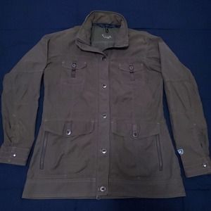 KUHL Rekon Woman's Utility Jacket With Hidden Hood Sz S